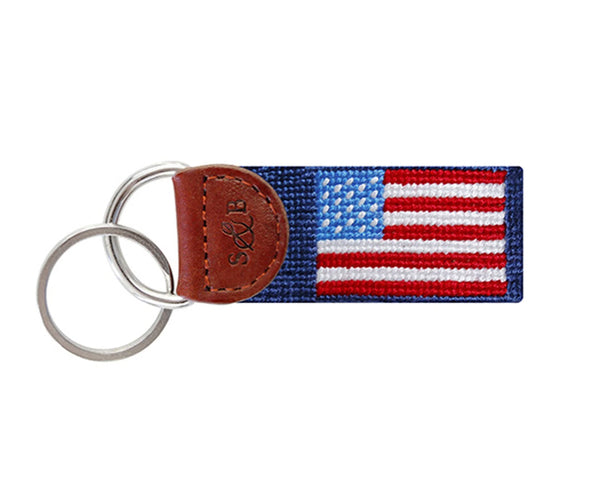 American Flag Key Fob (Classic Navy)