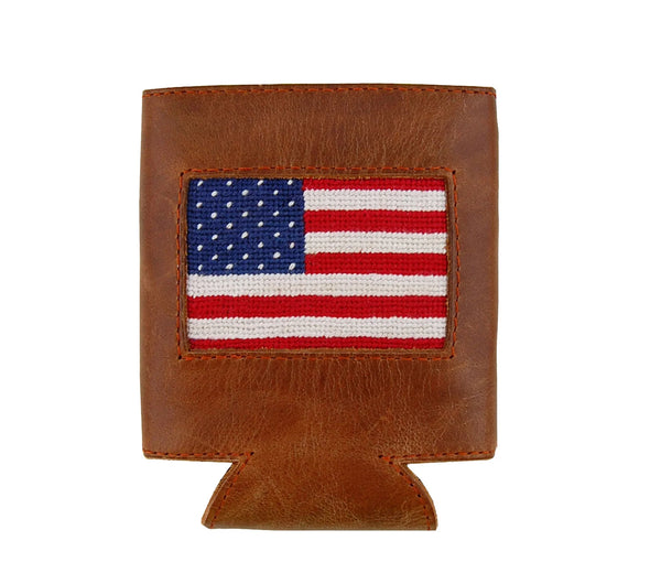 American Flag Can Cooler