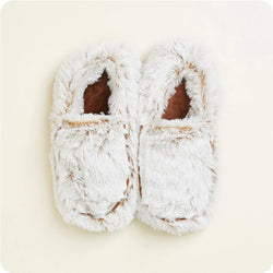 Marshmallow Brown Warmies Slippers