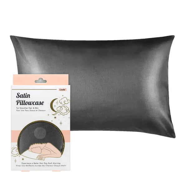 Standard Satin Pillow Case Black