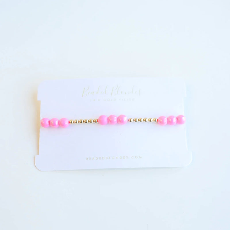 Hot Pink ILY Bracelet