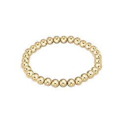 Classic Gold 6mm Bead Bracelet