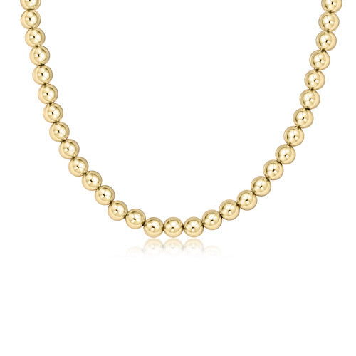 15" Choker Classic Gold 7mm Bead