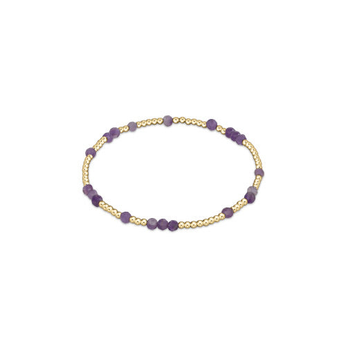 Hope Unwritten Gemstone Bracelet - Amethyst