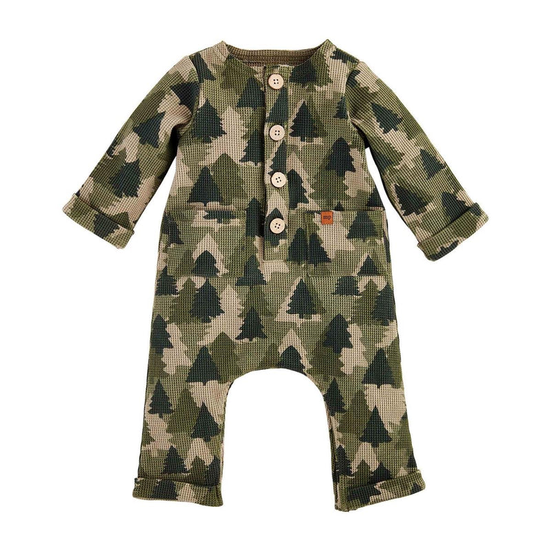 Tree Camo Waffle One Piece - 6M