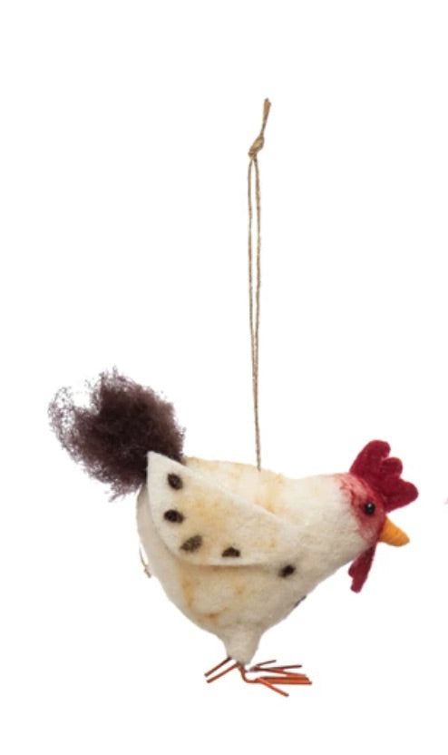 Wool Felt Chicken