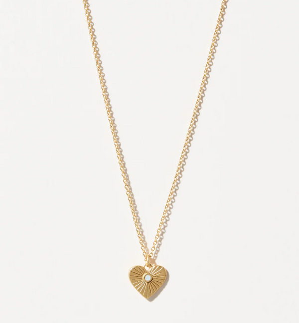 Sea La Vie Necklace 18" Heart of Gold Heart