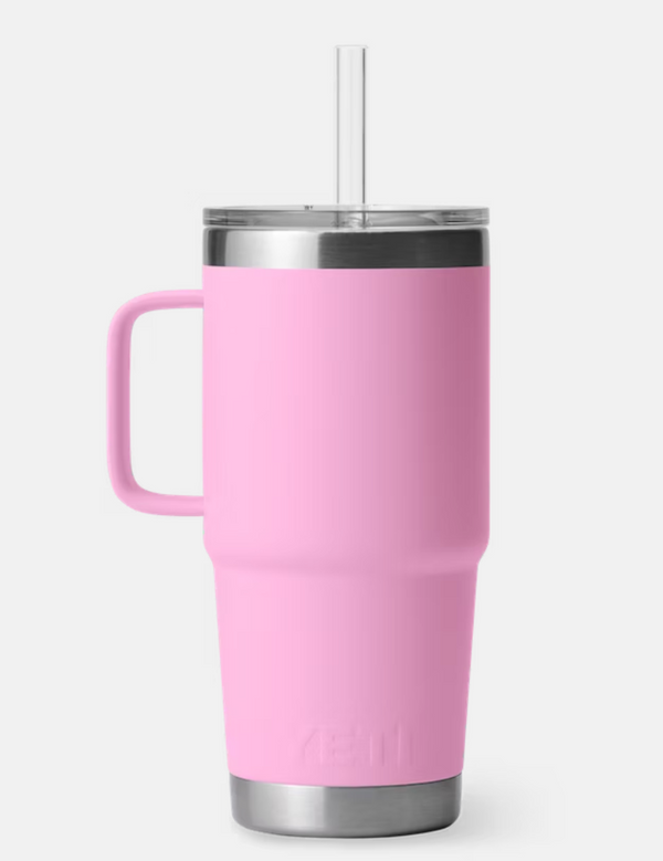 Rambler 25oz Straw Mug Power Pink