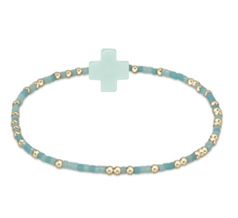 egirl Hope Unwritten Signature Cross Bracelet