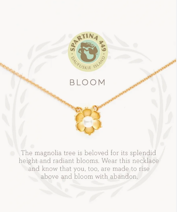 Sea La Vie Necklace 18" Boom/Magnolia Flower
