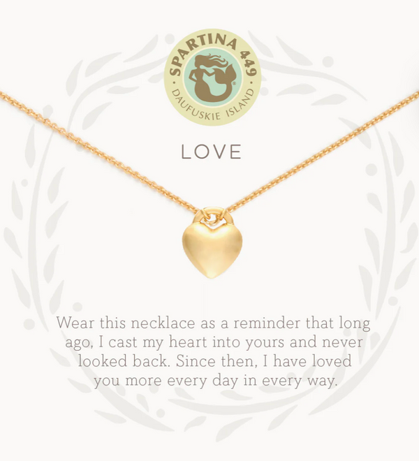 Sea La Vie Necklace 18" Love/Heart