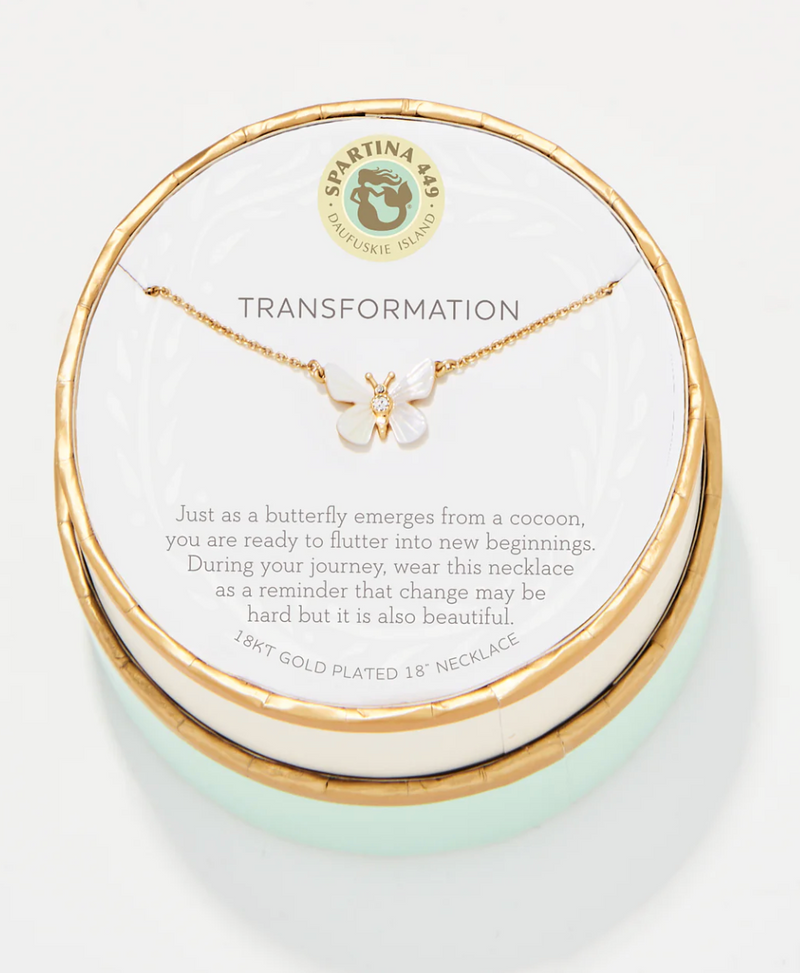 Sea La Vie Necklace 18" Transformation/MOP Monarch