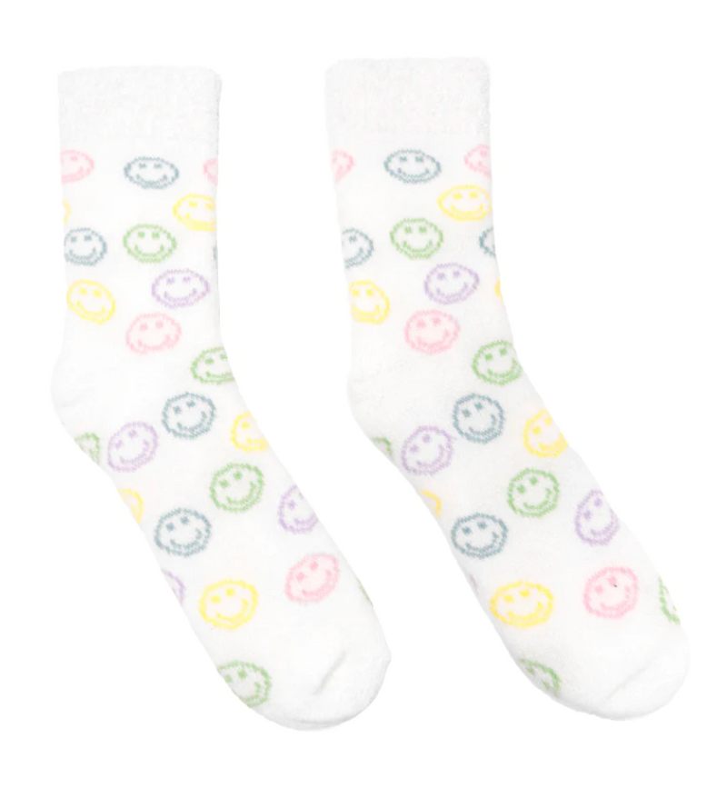 Multi Happy Warm Plush Socks