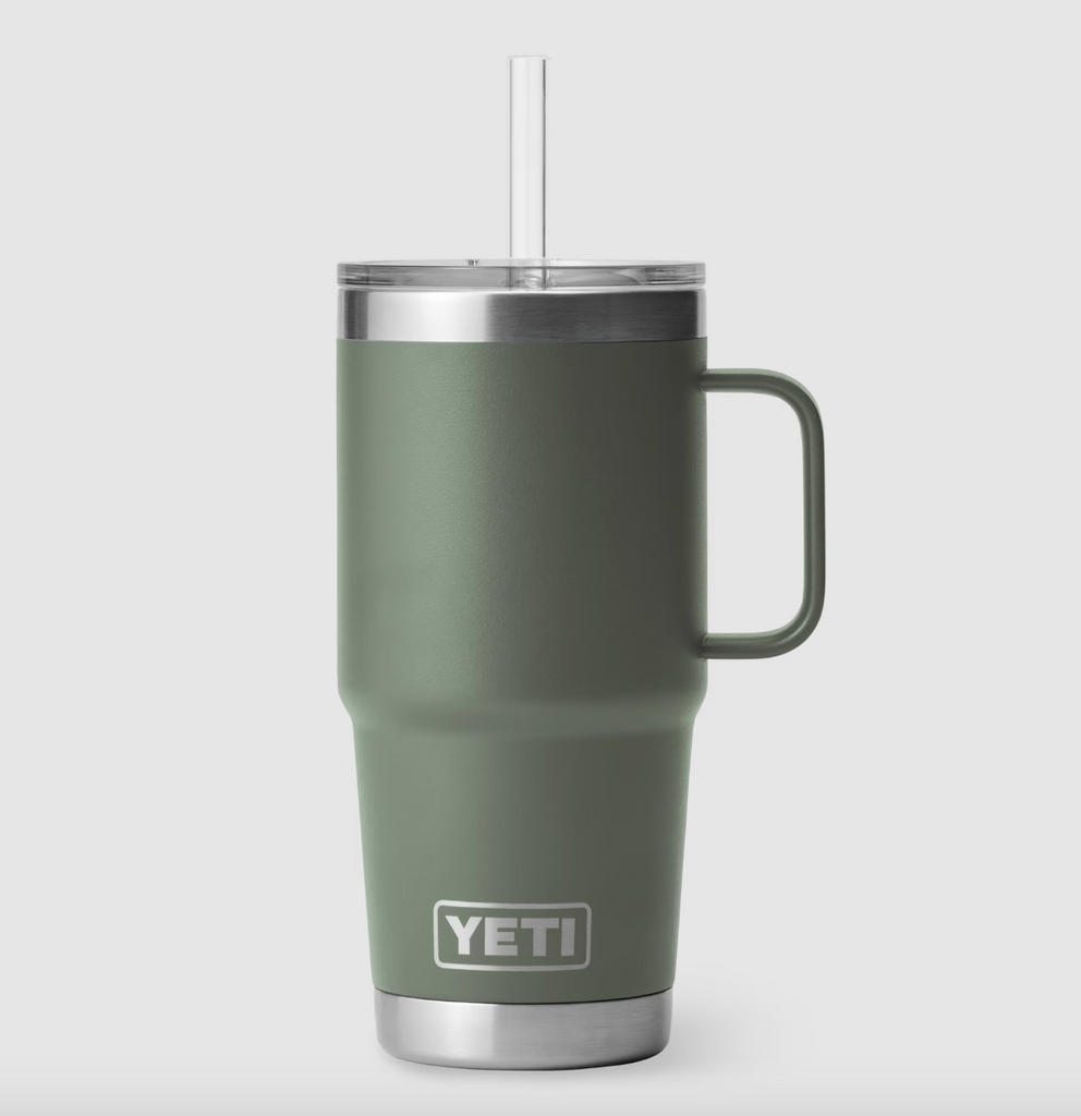 Rambler 25oz Straw Mug – Cactus Flower
