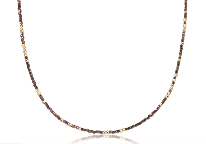 Fall Winter 15" Choker Hope Unwritten Bronze