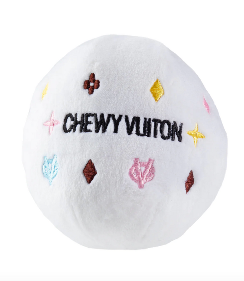 White Chewy Vuiton Ball