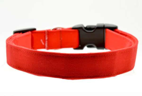 Solid Red Collar - Small
