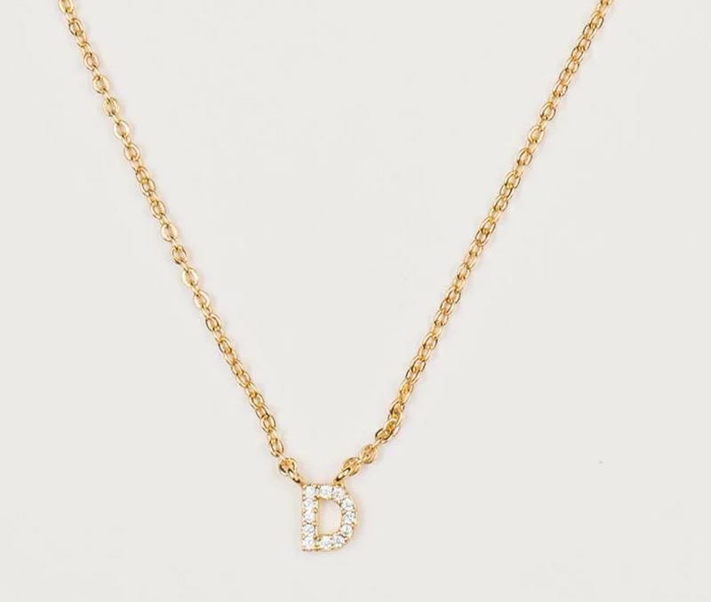 Shiny Initial Necklace