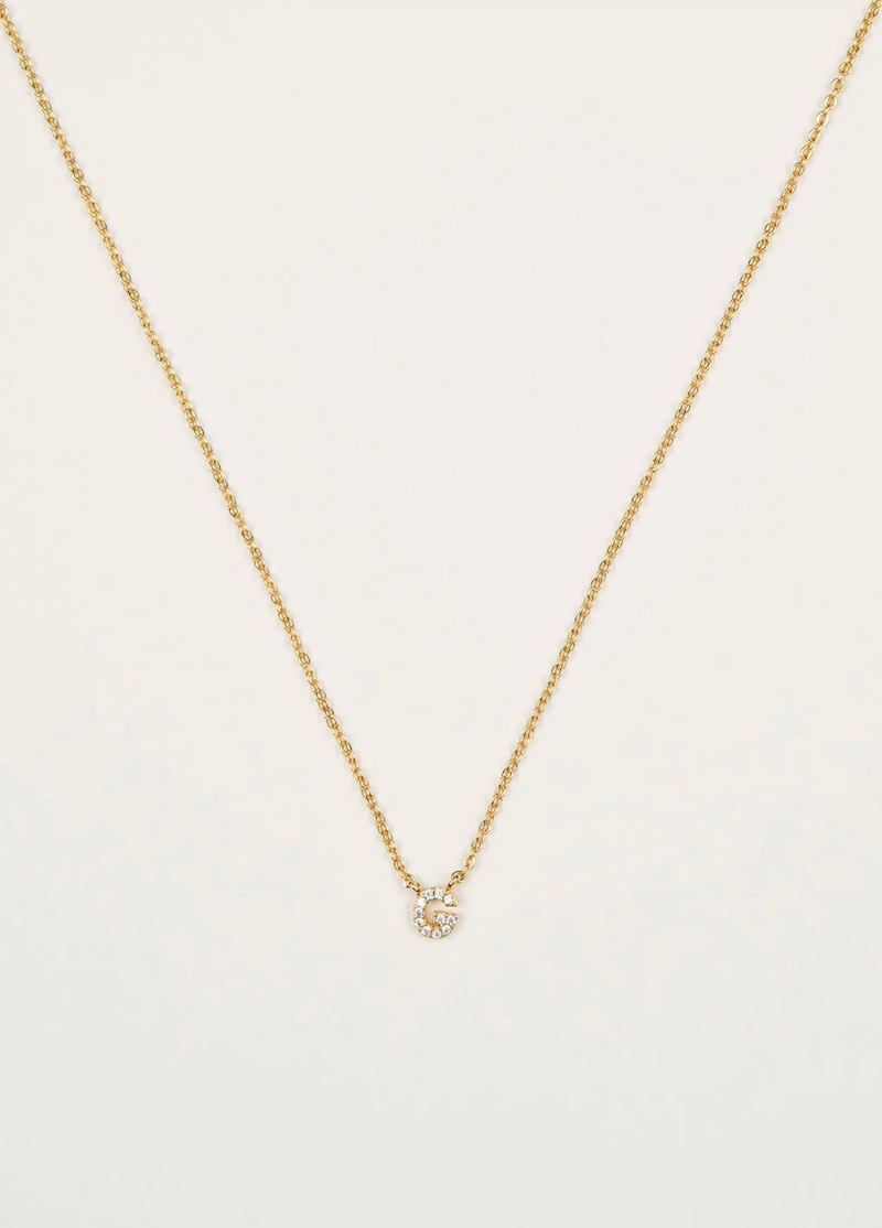 Shiny Initial Necklace