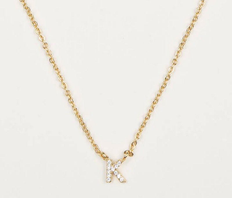 Shiny Initial Necklace