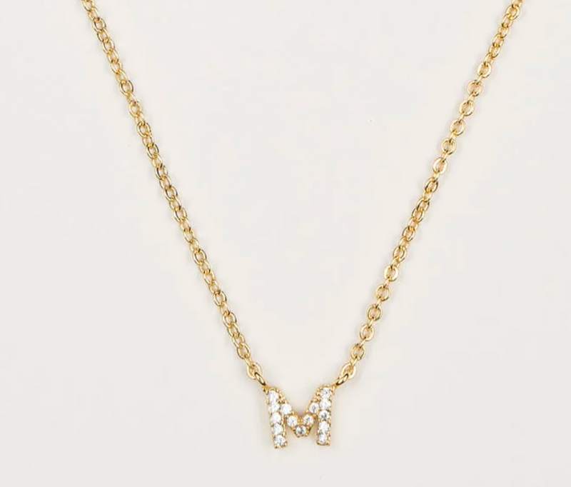 Shiny Initial Necklace