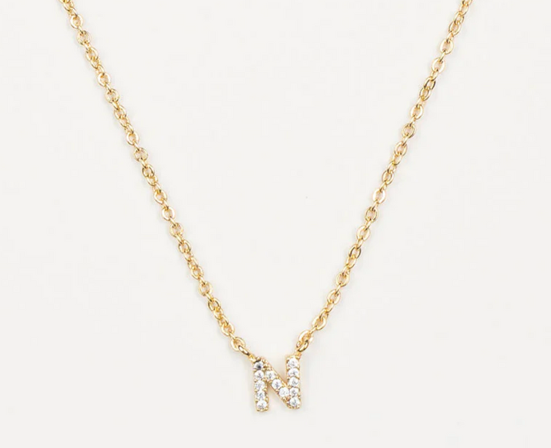 Shiny Initial Necklace