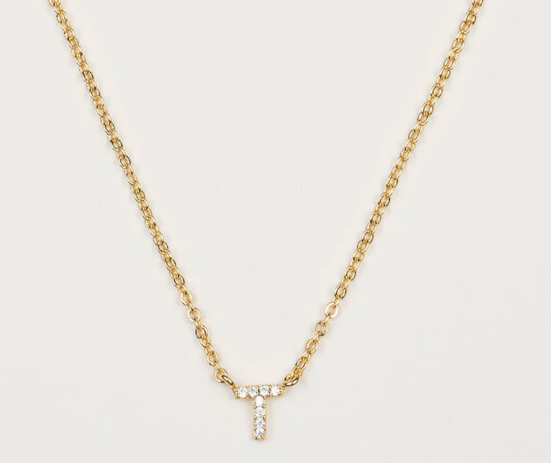 Shiny Initial Necklace