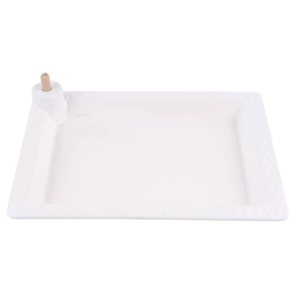 White Rectangular Platter