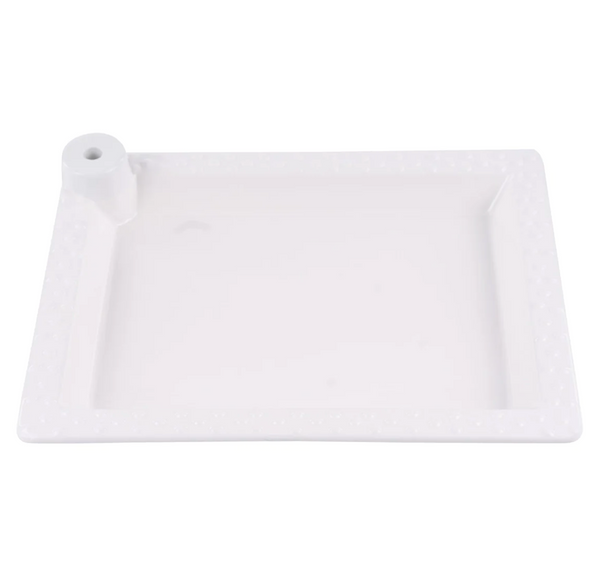 White Rectangular Platter