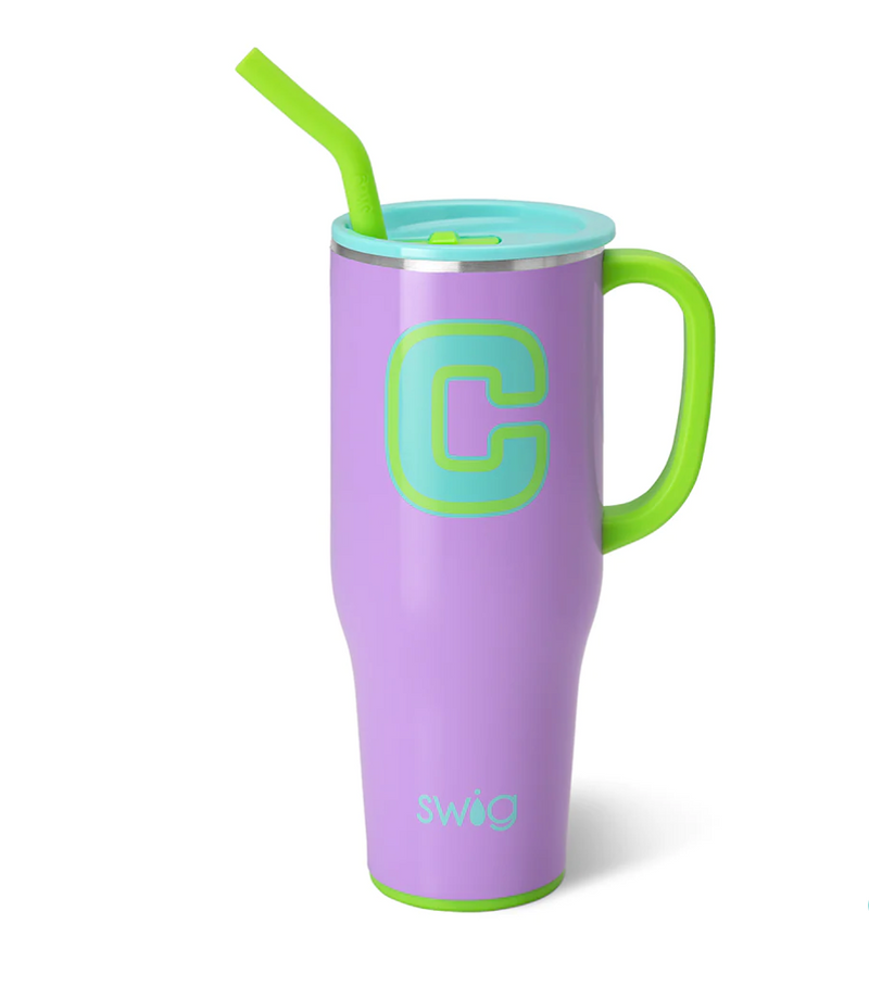 Ultra Violet Initial Mega Mug