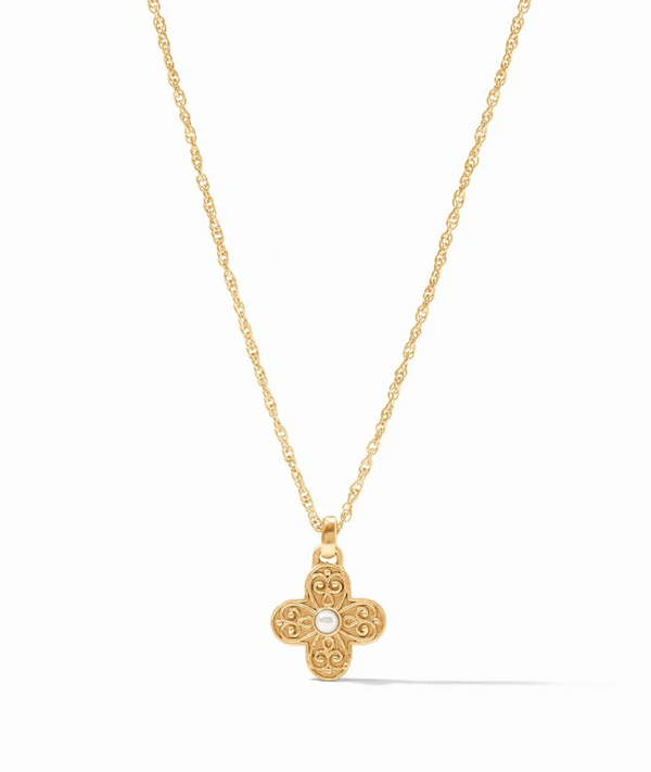 Malta Corinth Delicate Necklace-Pearl-OS