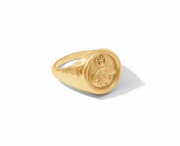 Bee Signet Ring-Gold