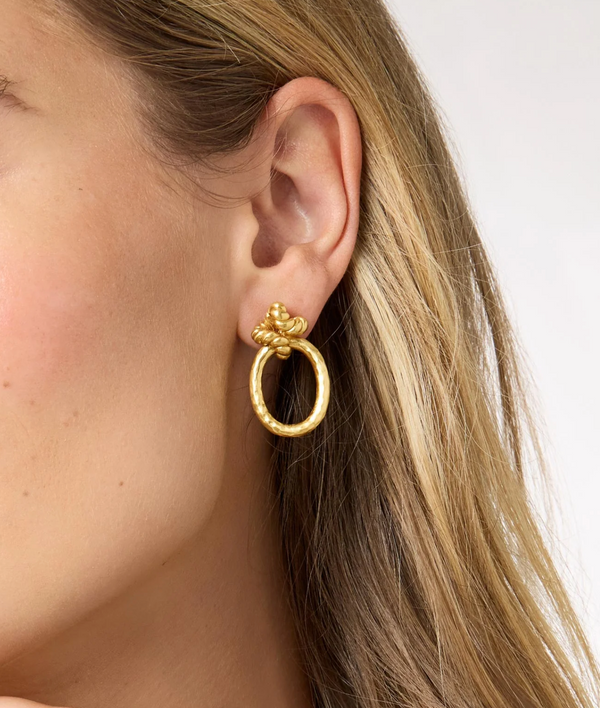 Nassau Demi Doorknocker Earring-Gold-OS