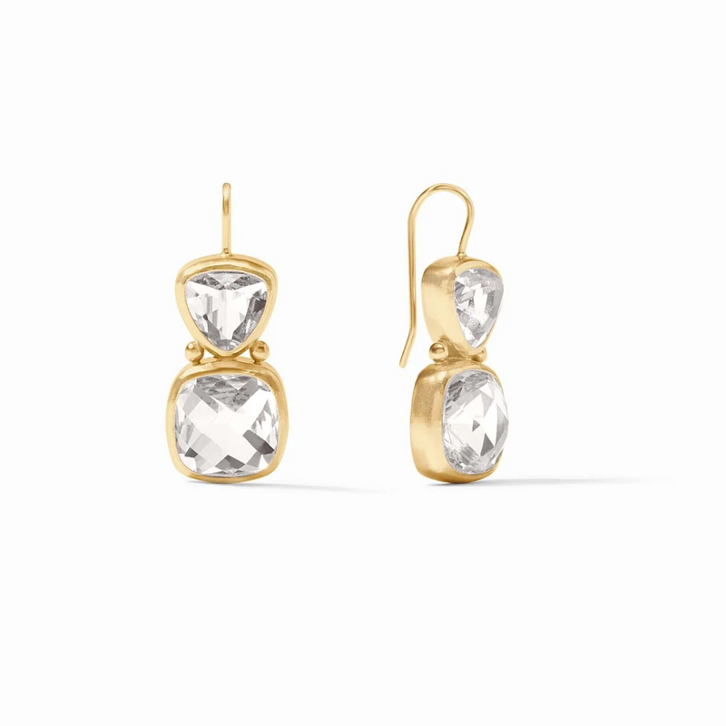 Aquitaine Earring-Clear Crystal-OS