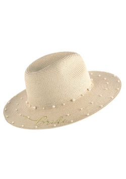 Bride Pearl Hat - Natural