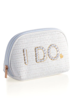 I Do Zip Pouch - White