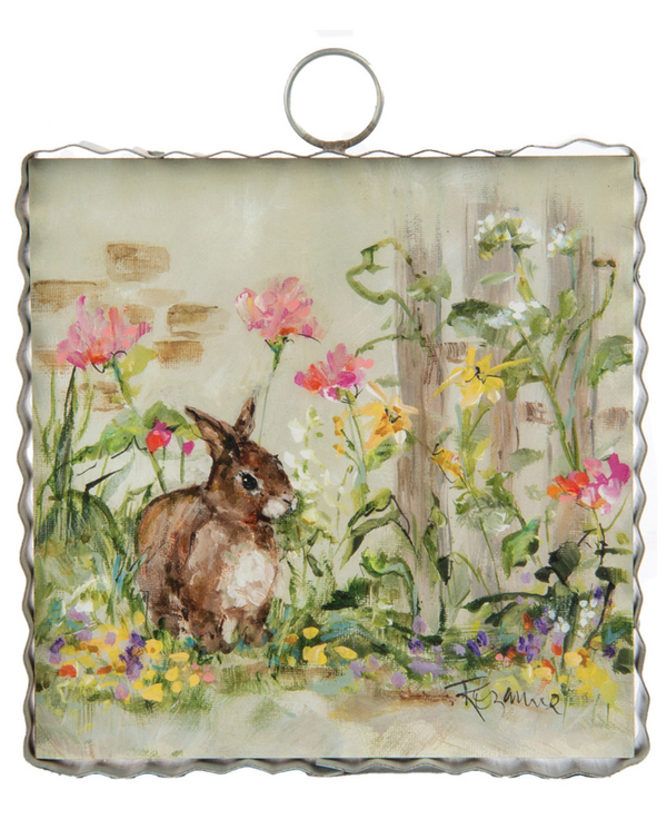 Mini Rozie’s Brown Bunny In Garden