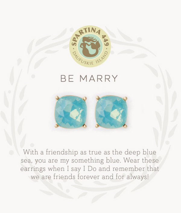Sea La Vie Stud Earrings Be Marry/Something Blue