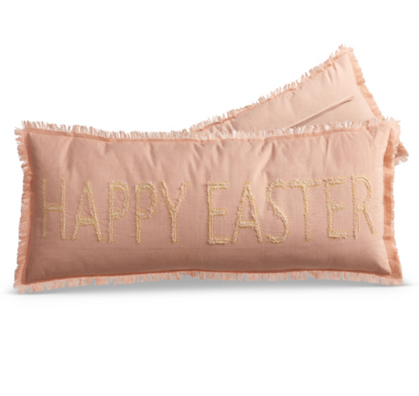 34" Pink Happy Easter Pillow