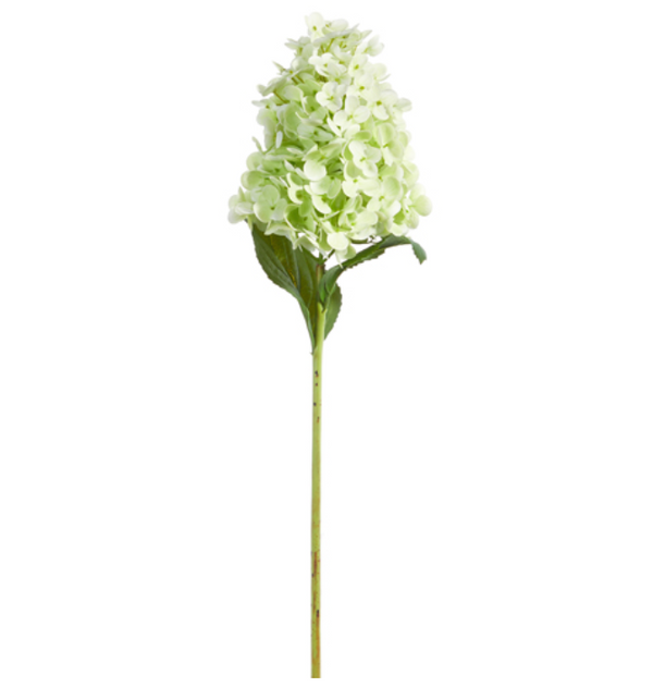 29" Real Touch Green Hydrangea Stem