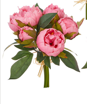 10.5" Real Touch Peony Bundle