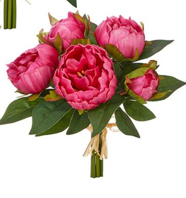 10.5" Real Touch Peony Bundle