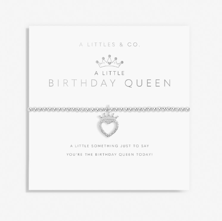 Birthday Queen Silver Bracelet