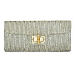 Gold Bamboo Clutch