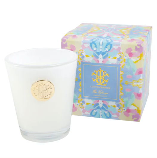 Blue Hydrangea 8oz Designer Box