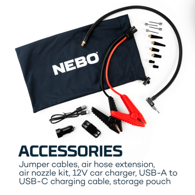 NEBO Power-Assist Air Jump Starter