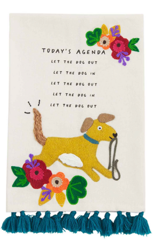 Today's Agenda Pet Tea Towel