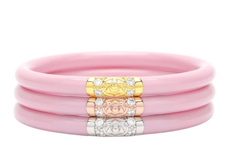 Three Kings All Weather Bangles- Blush