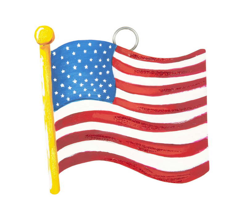 Waving Flag Charm