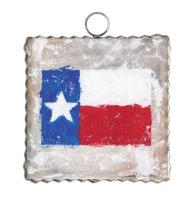 Mini Hamilton Texas Flag